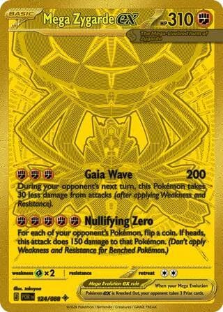 Mega Zygarde ex - 124/088